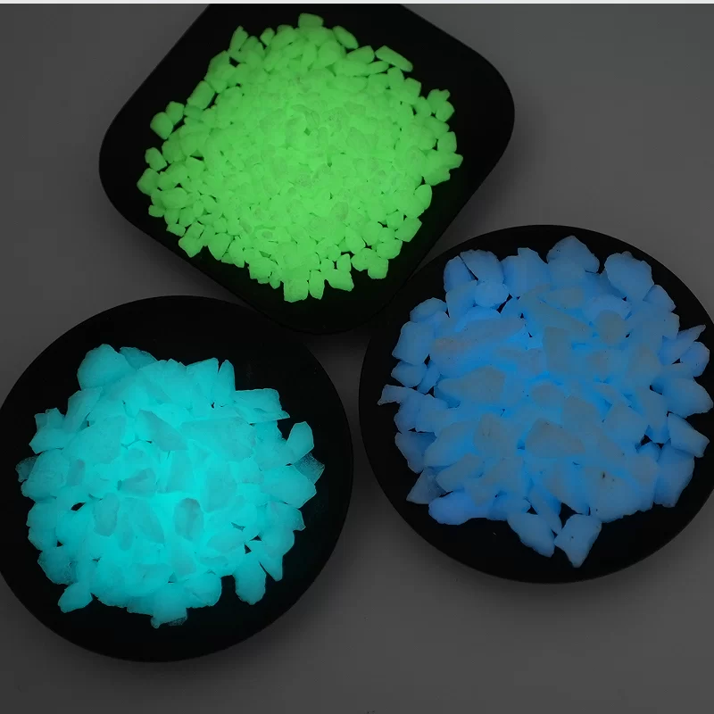 Künstlicher farbiger leuchtender Steinpflasterboden