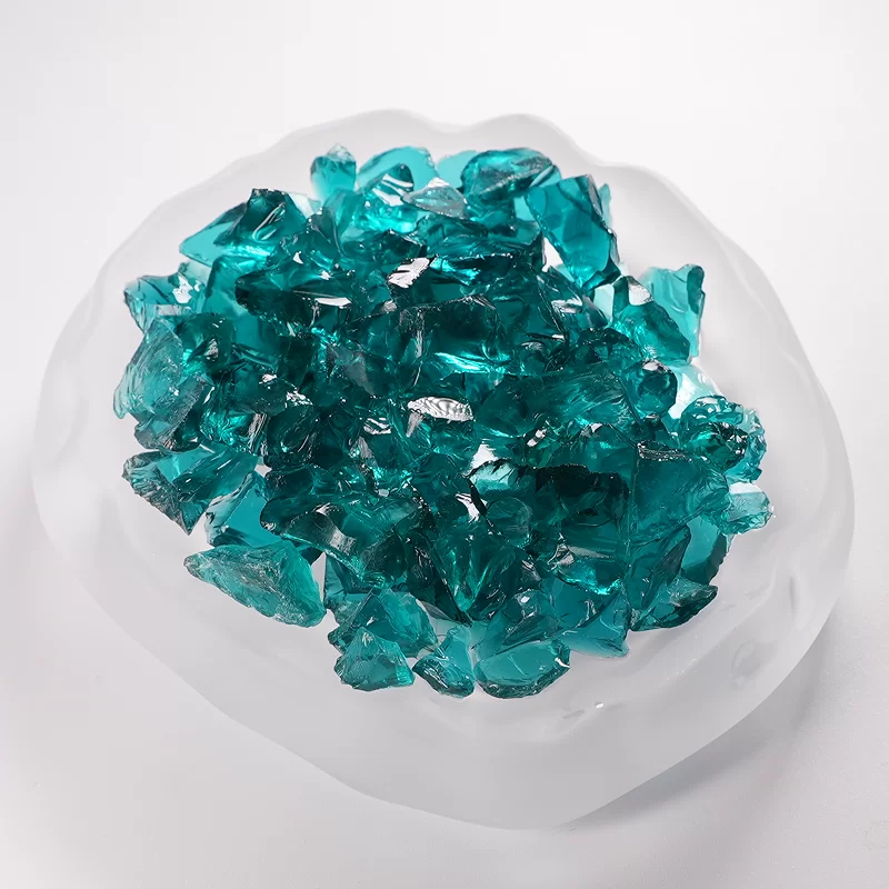 Bunter Glassand für Terrazzo