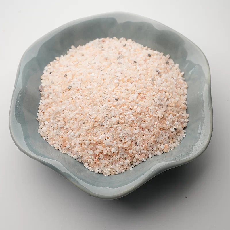 Naturfarbener Sand für Strukturfarbe, Gebäudedekoration, Terrazzo-Zuschlagstoffe, echte Steinfarbe