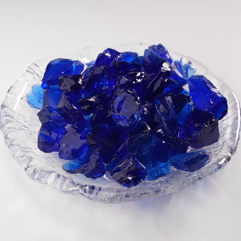 Bunter Glassand für Terrazzo