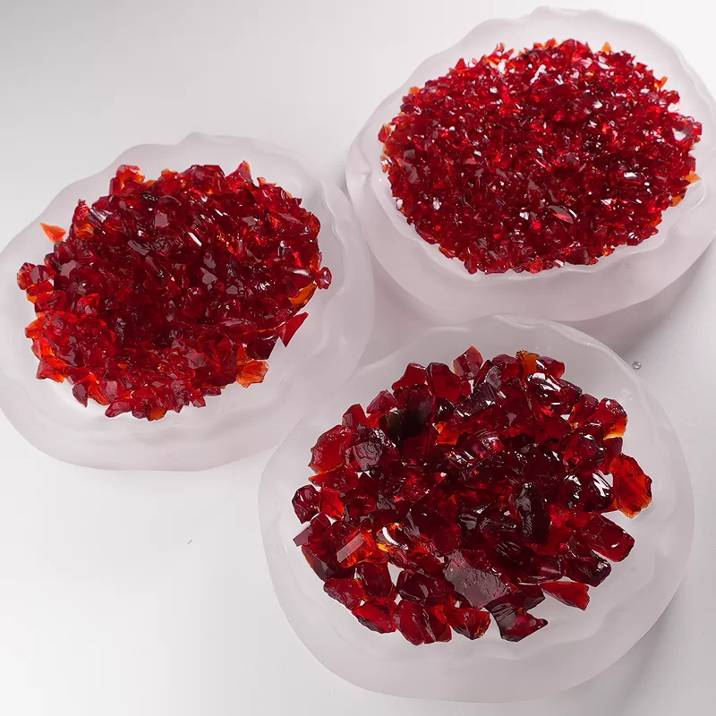 Bunter Glassand für Terrazzo